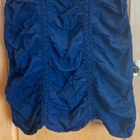 Motto Your Style Mantra Maxi Black Cotton Skirt Vertical Elastic Panels Sz: XL - Picture 2 of 6